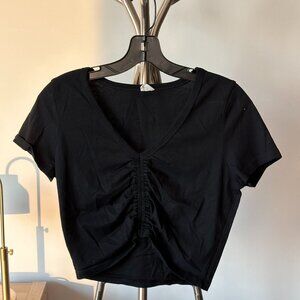 Aritzia Crop Top Black Size M Excellent Condition